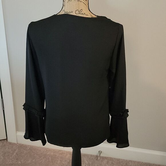Laundry Black longsleeve Top - Picture 2 of 5